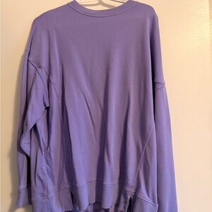 Aerie Purple Crewneck Sweatshirt
